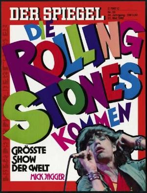 DER SPIEGEL 22/1982, Die Rolling Stones kommen – Größte Show der Welt - Mick Jagger