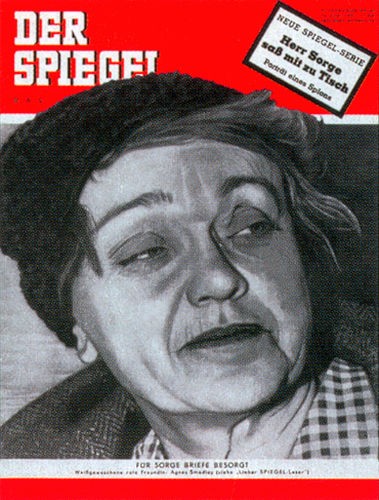 Agnes Smedley, Original Zeitung DER SPIEGEL vom 13.6.1951 bis 19.6.1951