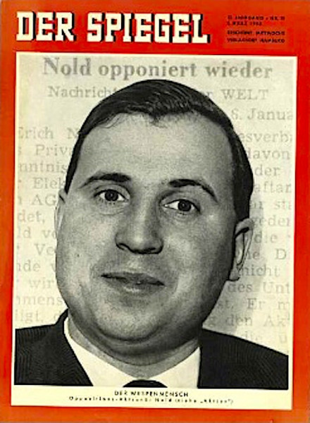DER SPIEGEL 10/1958, Titelstory: Der Wespenmensch: Oppositions Aktionär Nold