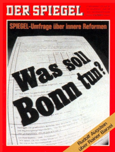 Original Zeitung DER SPIEGEL vom 9.11.1970 bis 15.11.1970