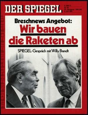 Der Spiegel 28/1981, Zeitung 6.7.1981, 7.7.1981, 8.7.1981, 9.7.1981, 10.7.1981, 11.7.1981, 12.7.1981