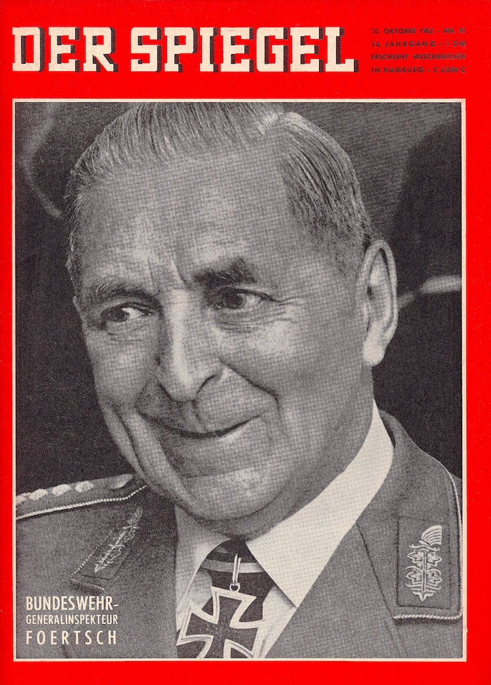 Der Spiegel 1962 Titelseite Bedingt abwehrbereit