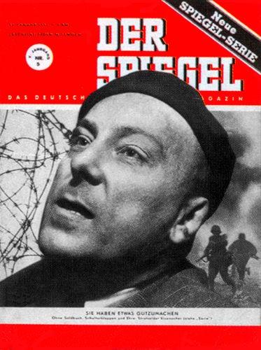 Strafsoldat Eisenacher, Original Zeitung DER SPIEGEL vom 31.1.1951 bi