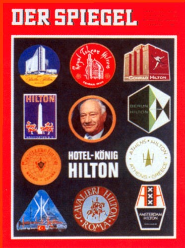 Zeitung 4.3.1964, 10.3.1964, Hotel König Hilton, DER SPIEGEL 10/1964