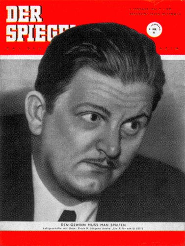 Der Spiegel 6/1952, DEN GEWINN MUSS MAN SPALTEN, Luftgeschäfte mit Uran: Erich H. Jürgens (siehe "Ein X für ein U 235"), Erich H. Jürgens, Geburtstag 6.2.1952, 7.2.1952, 8.2.1952, 9.2.1952, 10.2.1952, 11.2.1952, 12.2.1952 