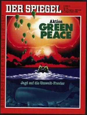 DER SPIEGEL 36/1982, Aktion Greenpeace – Jagd auf die Umwelt Frevler