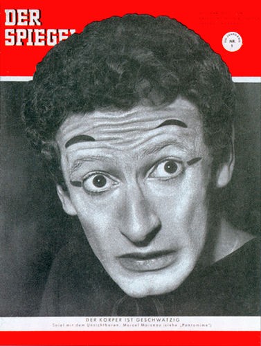 Marcel Marceau, Geburtstag 1.1.1954, 2.1.1954, 3.1.1954, 4.1.1954, 5.1.1954, 6.1.1954, 7.1.1954