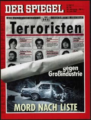 DER SPIEGEL Nr. 29, 14.7.1986 bis 20.7.1986