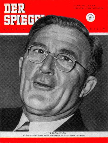 Original Zeitung DER SPIEGEL vom 23.5.1951 bis 29.5.1951