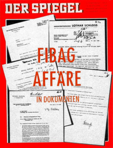 DER SPIEGEL 8/1962, FIBAG - AFFÄRE IN DOKUMENTEN