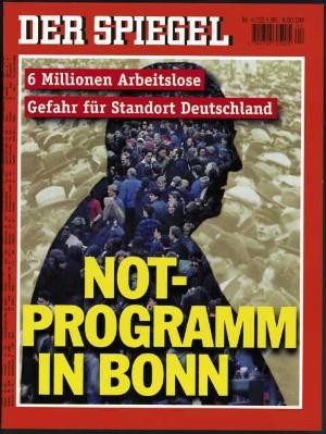 6 Millionen Arbeitslose – Gefahr für Standort Deutschland - Notprogramm in Bonn