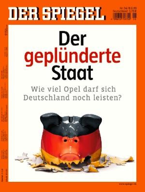 DER SPIEGEL Nr. 24, 8.6.2009 bis 14.6.2009