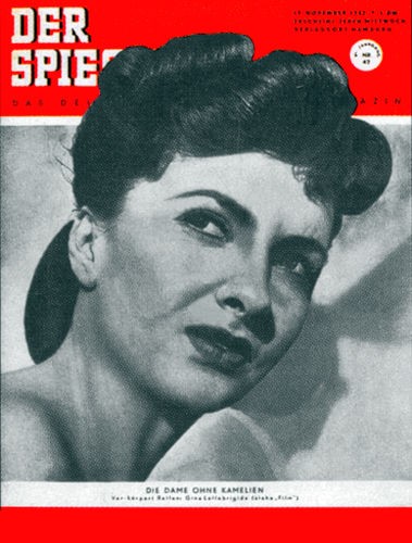 Der Spiegel 19.11.1952, Gina Lollobrigida, 19.11.1952, 20.11.1952, 21.11.1952, 22.11.1952, 23.11.1952, 24.11.1952, 25.11.1952