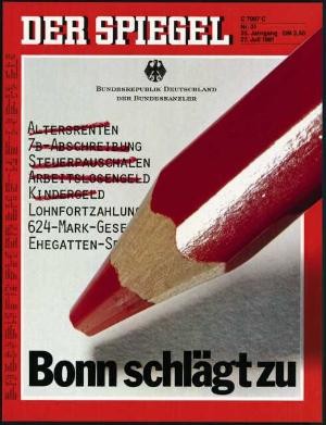 Der Spiegel 31/1981, Zeitung 27.7.1981, 28.7.1981, 29.7.1981, 30.7.1981, 31.7.1981, 1.8.1981, 2.8.1981