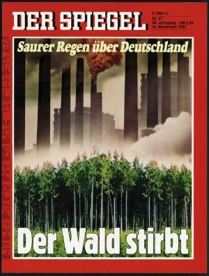Der Spiegel 47/1981, Saurer Regen