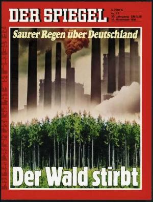 Der Spiegel 47/1981, Saurer Regen über Deutschland, Der Wald stirbt.