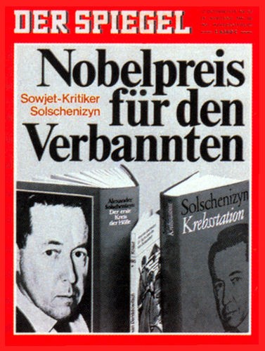 Original Zeitung DER SPIEGEL vom 12.10.1970 bis 18.10.1970