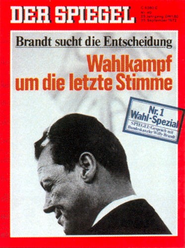 DER SPIEGEL Nr. 40, 25.9.1972 bis 1.10.1972