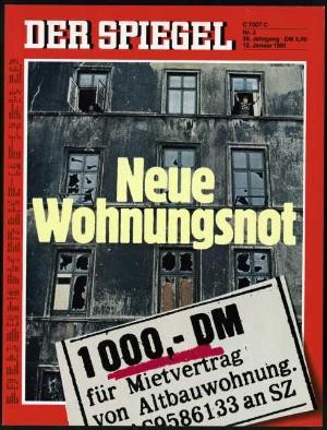 12.1.1981, 13.1.1981, 14.1.1981, 15.1.1981, 16.1.1981, 17.1.1981, 18.1.1981, Der Spiegel 3/1980, Original Zeitung DER SPIEGEL vom 12.1.1981 bis 18.1.1981