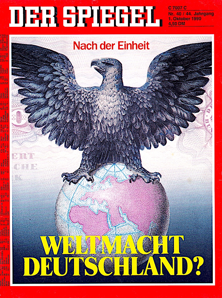 Der Spiegel 1990 Titel Weltmacht Deutschland