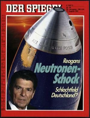 Der Spiegel 34/1981, Zeitung 17.8.1981, 18.8.1981, 19.8.1981, 20.8.1981, 21.8.1981, 22.8.1981, 23.8.1981