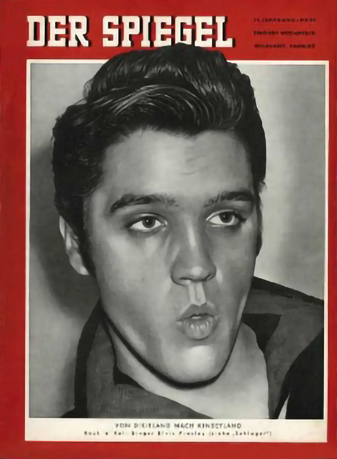 DER SPIEGEL 50/1956 mit Elvis Presley – Elvis the Pelvis