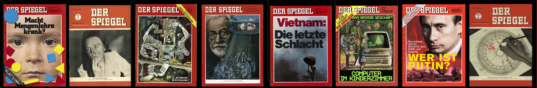 Titelbildgallery Der Spiegel ab 1947