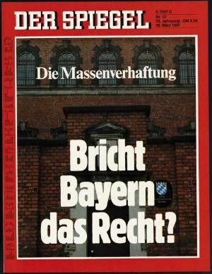 Zeitung, 16.3.1981, 17.3.1981, 18.3.1981, 19.3.1981, 20.3.1981, 21.3.1981, 22.3.1981