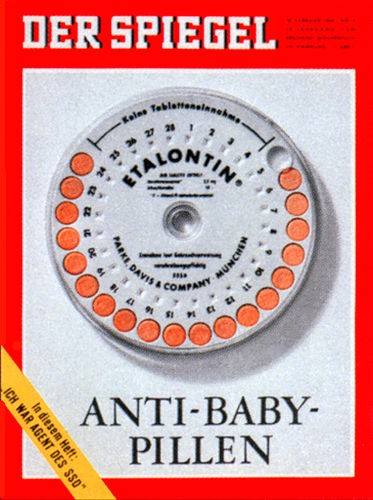 Anti Baby Pillen, DER SPIEGEL 9/1964