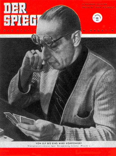 Igor Strawinsky, DER SPIEGEL 43/1951, 24.10.1951, 25.10.1951, 26.10.1951, 27.10.1951, 28.10.1951, 29.10.1951, 30.10.1951