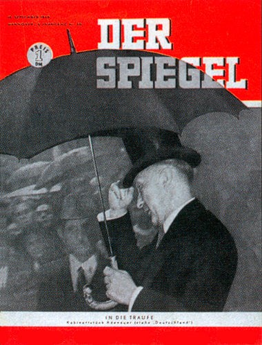 Zeitung DER SPIEGEL 15.9.1949 Konrad Adenauer