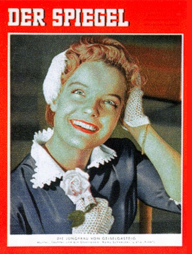 Der Spiegel Romy Schneider , Romy Schneider Cover, Der Spiegel 10/1956